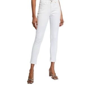 Michael Kors Izzy Cropped Skinny White Jeans Size 4